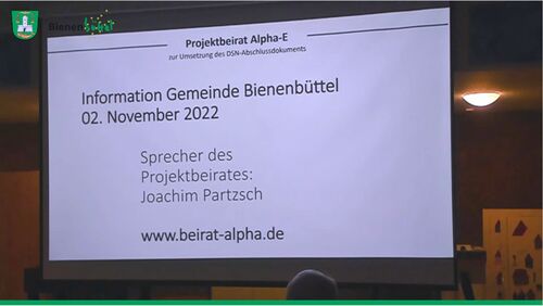 Alpha E-Projektbeirat informiert in Bienenbüttel über die Trassenplanung
