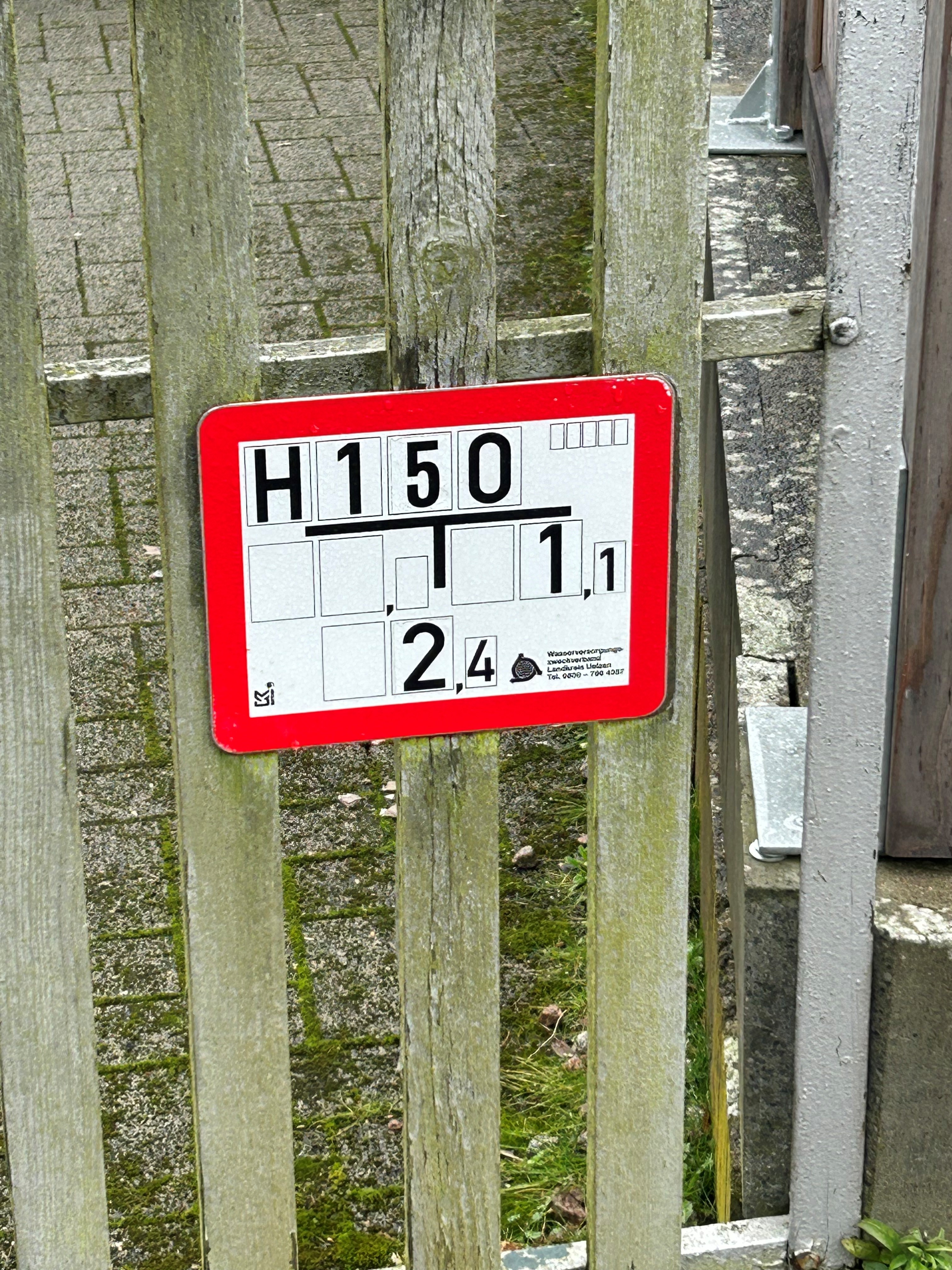 Hinweisschild Hydrant