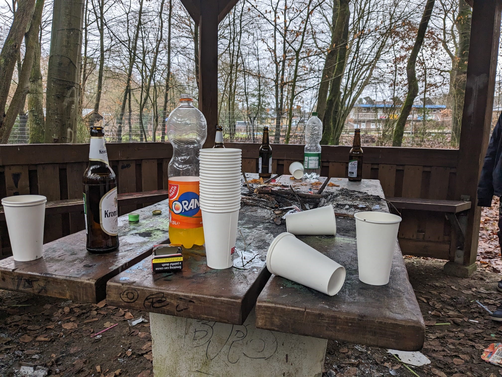 Vandalismus an Bienenbütteler Grillhütte