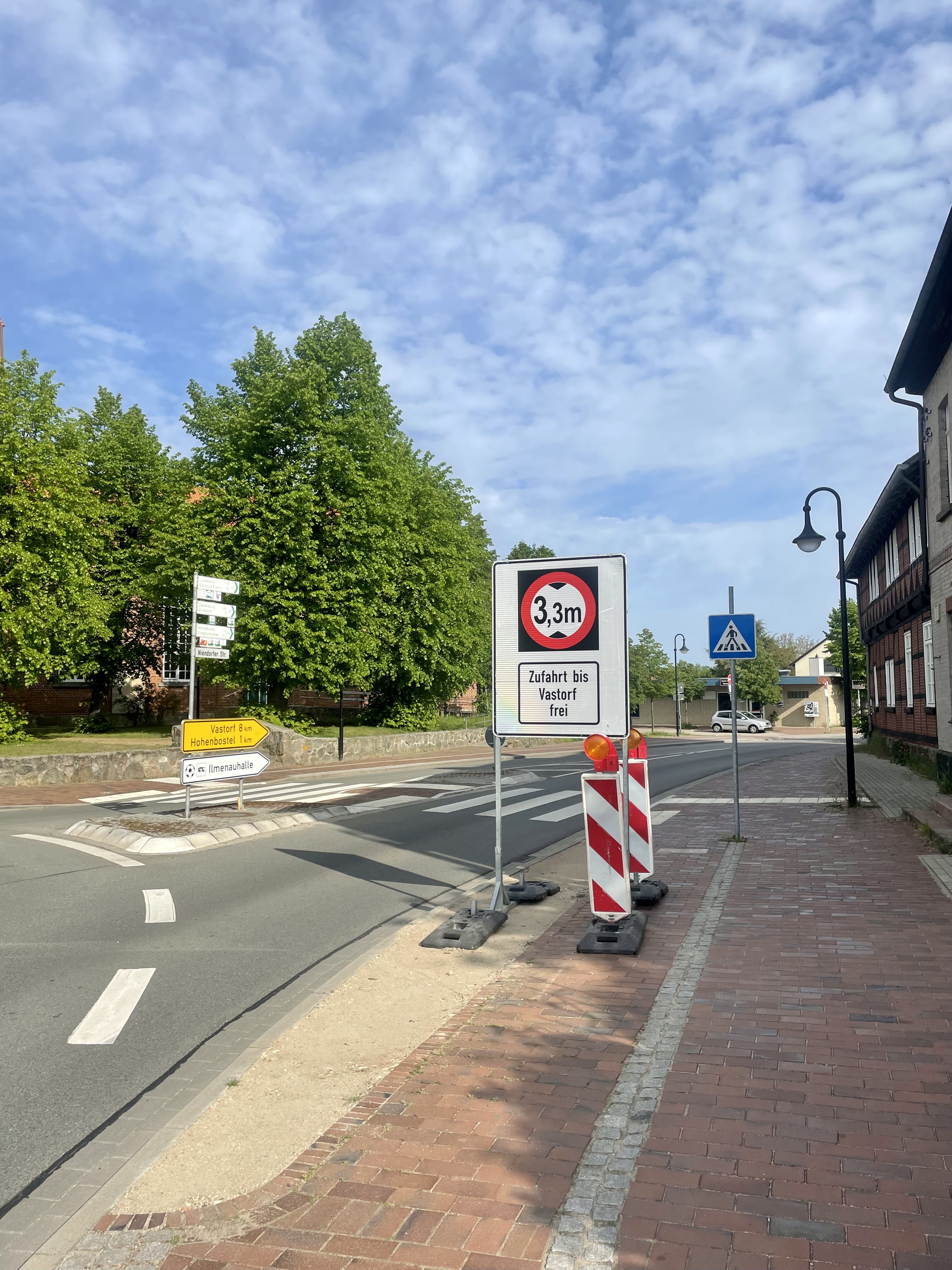 Durchfahrtsverbot Vastorf