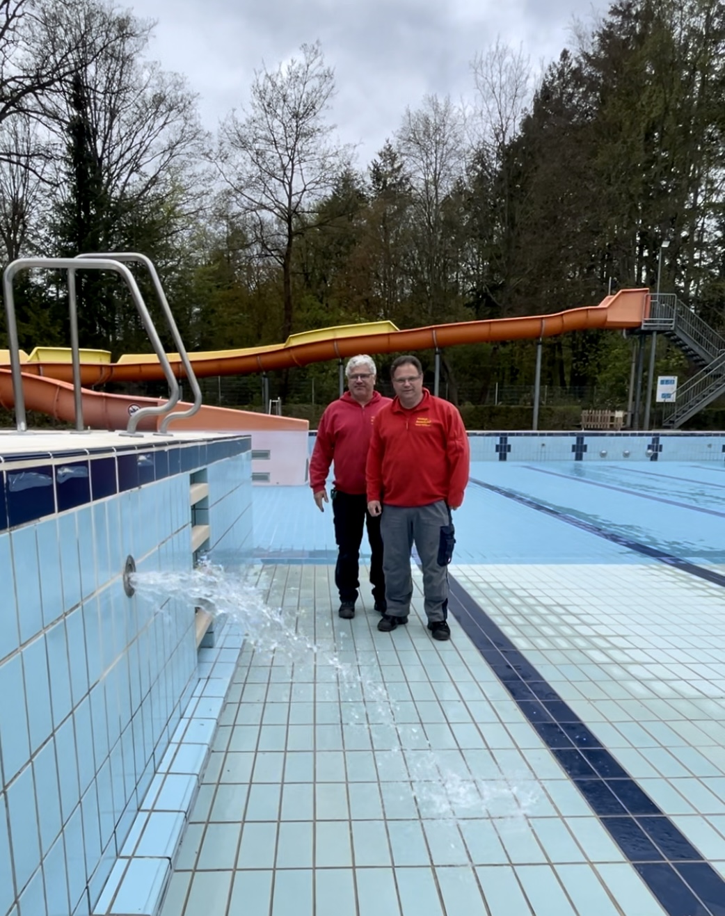Vorbereitungen Waldbad Bienenbüttel